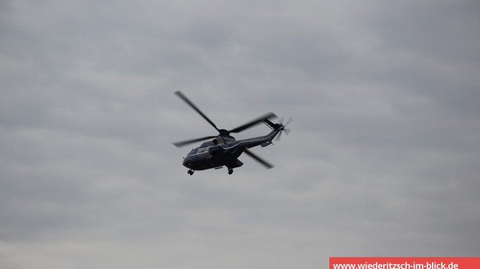 Hubschrauber über Wiederitzsch