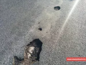 Schlaglöcher in Wiederitzsch