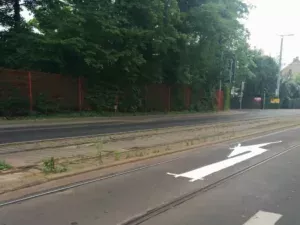 Wiederitzsch Fahrbahnmarkierungen
