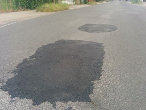 Schlagloch - Nachher