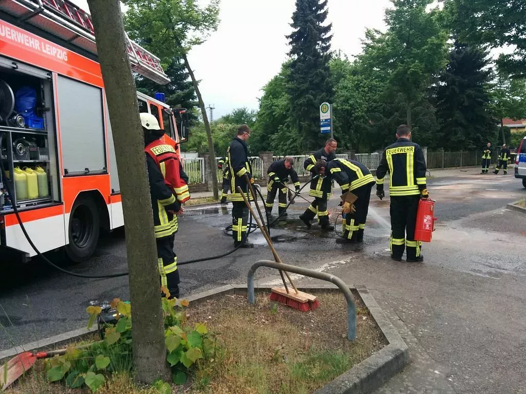 Wiederitzsch Unfall Motorrad