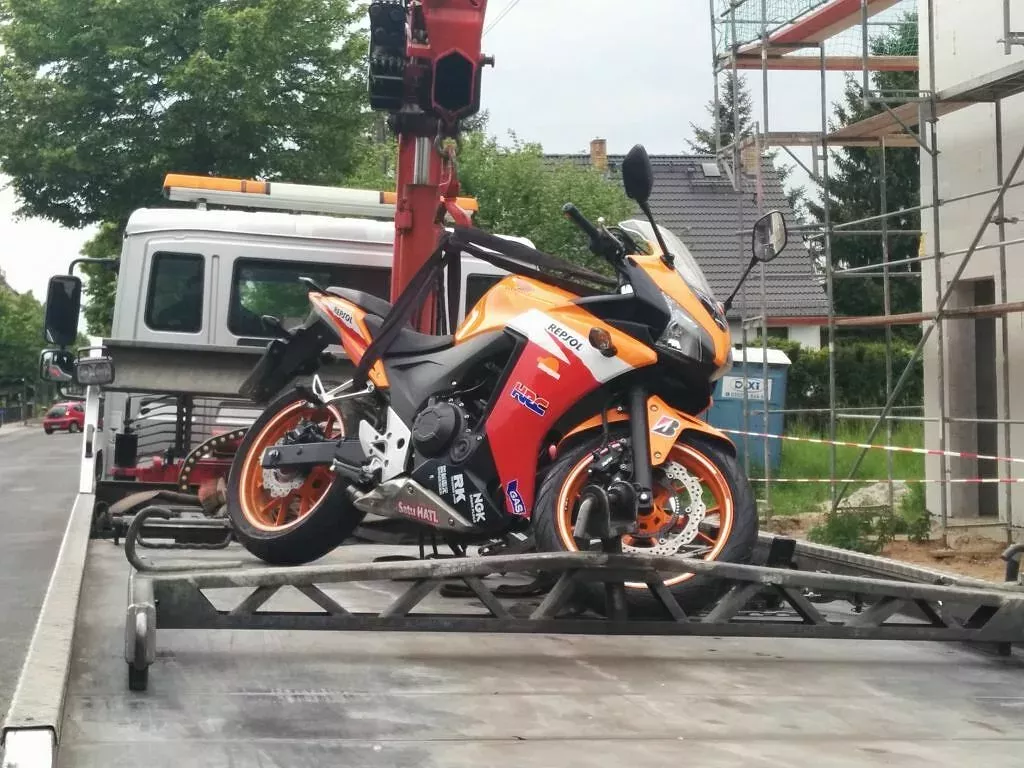 Wiederitzsch Unfall Motorrad