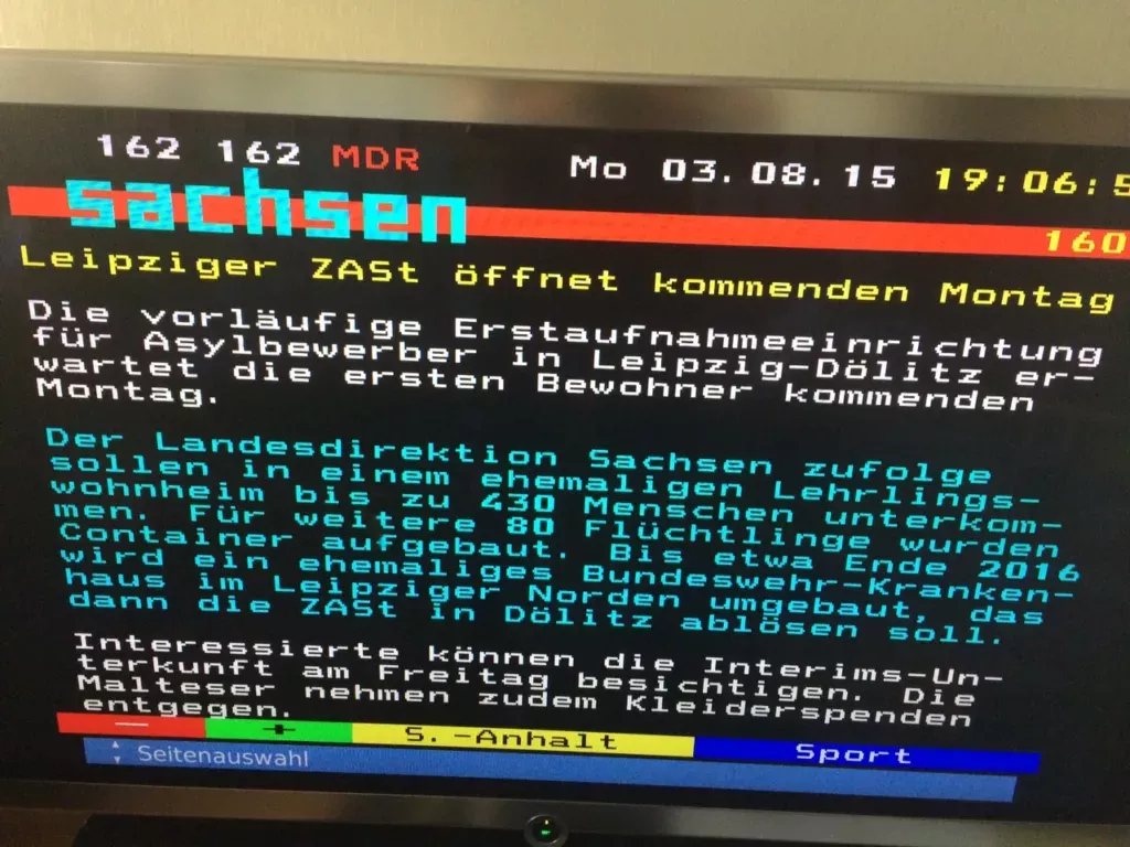 Videotext mdr