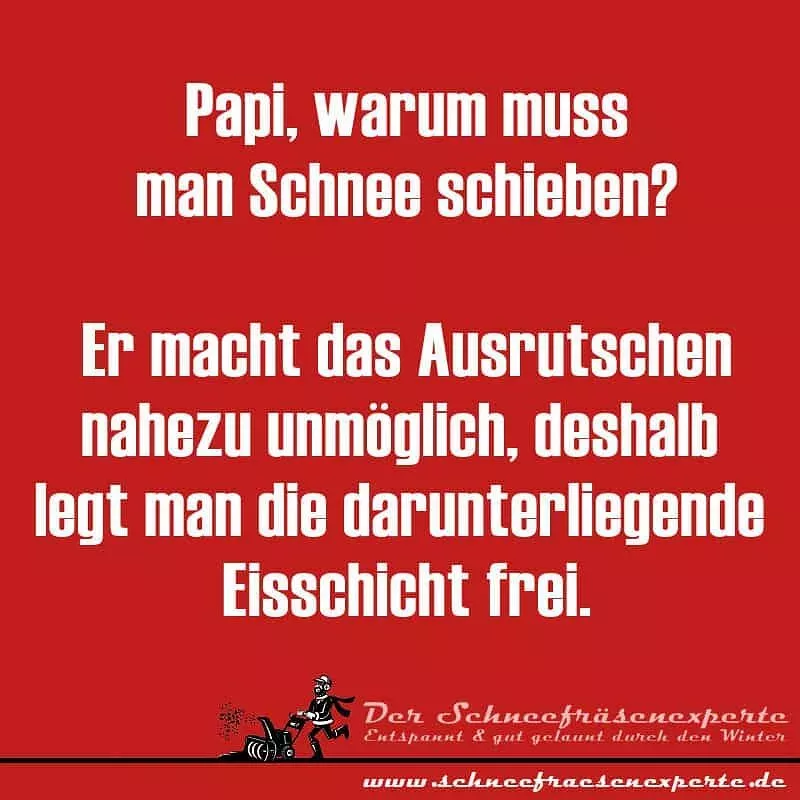 Spaß beim Schneefräsen