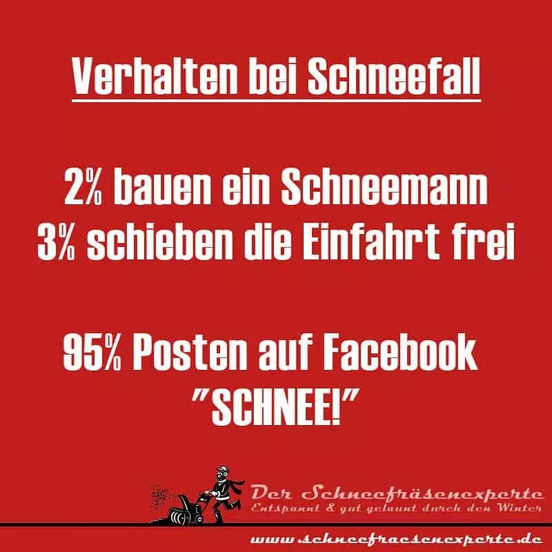 Spaß beim Schneefräsen