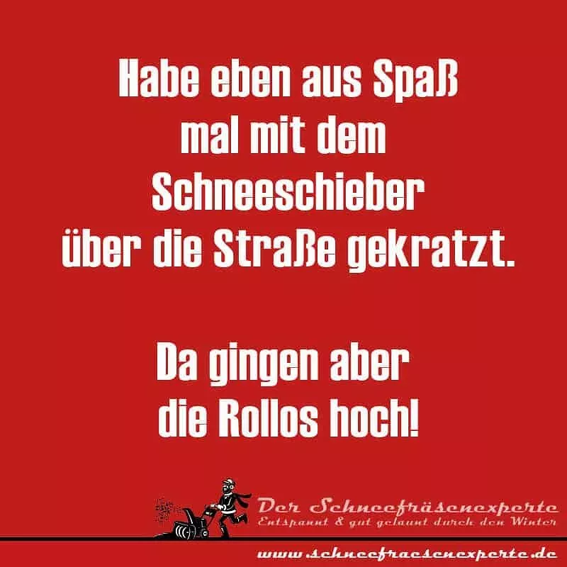 Spaß beim Schneefräsen