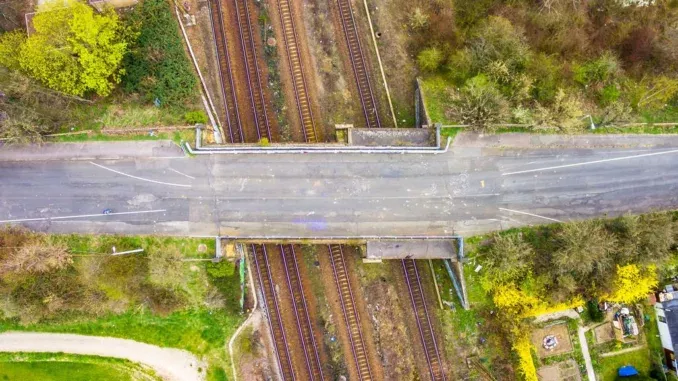 Landsberger Brücke Wiederitzsch | (c) www.luftbilder-leipzig.de
