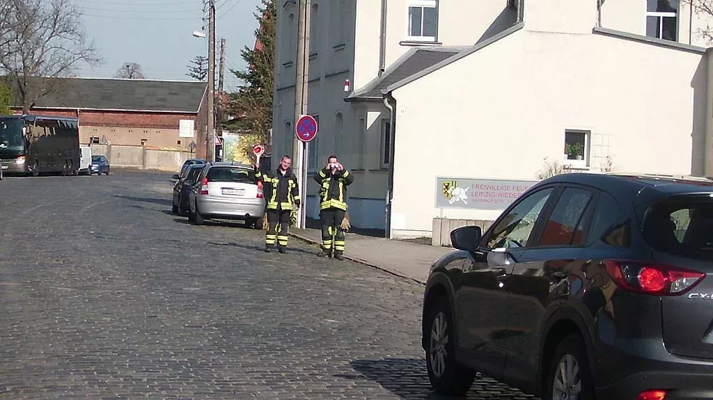 Geschwindigkeitsmessungen durch die Freiwillige Feuerwehr Wiederitzsch