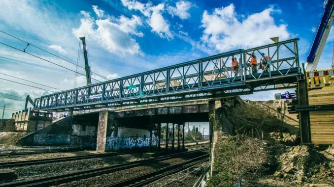 Behelfsbruecke Wiederitzsch