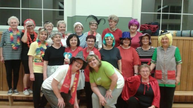 Fasching Gymnastikgruppe