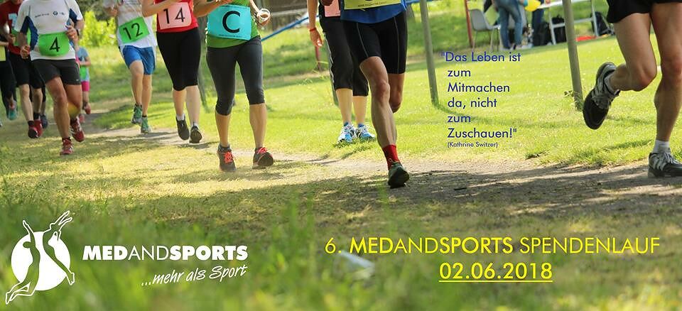 6. MEDANDSPORTS - Spendenlauf am 02.06.2018