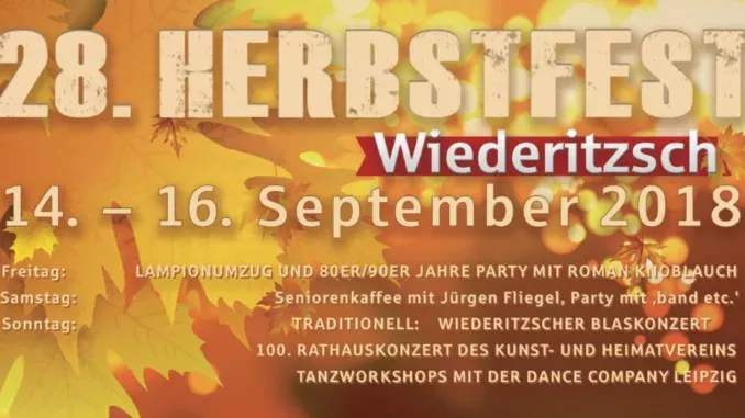 28. Wiederitzscher Herbstfest
