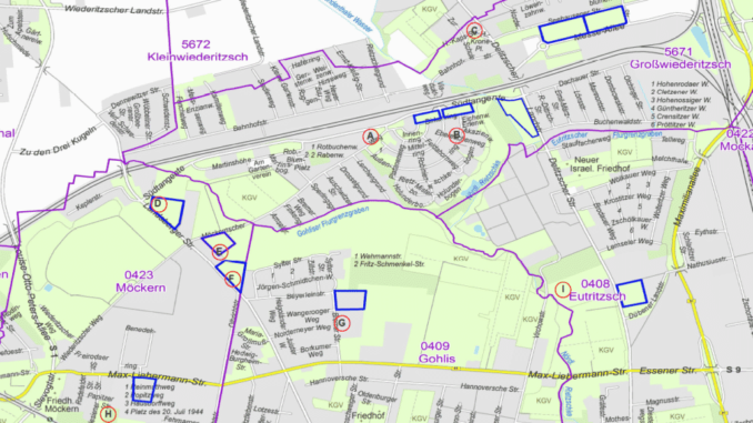 Mögliche Schulstandorte im Leipziger Norden (c) Stadt Leipzig