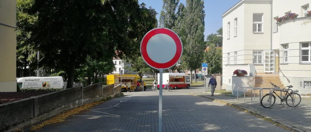 Einfahrt verboten
