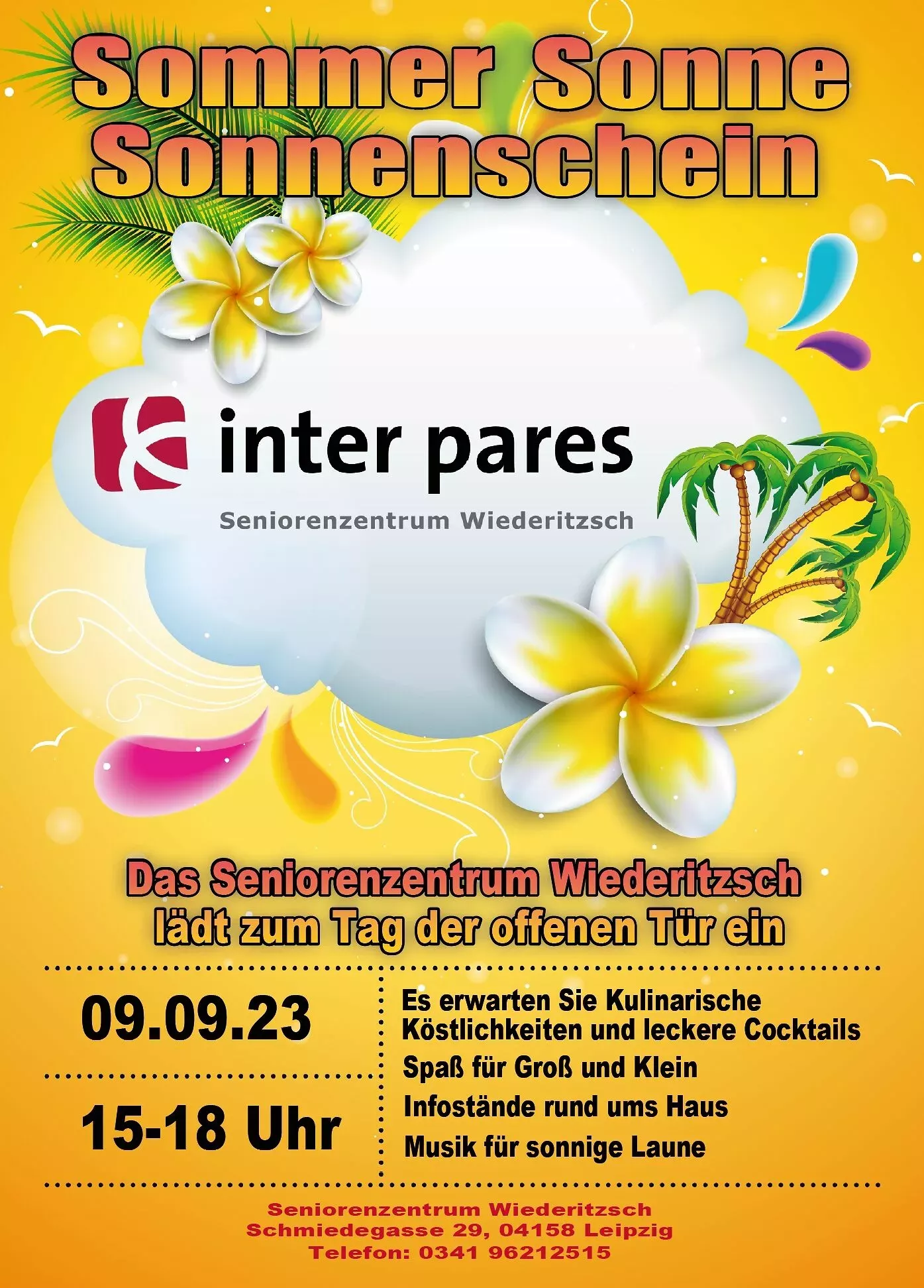 Tag der offenen Tür des Seniorenzentrum Wiederitzsch