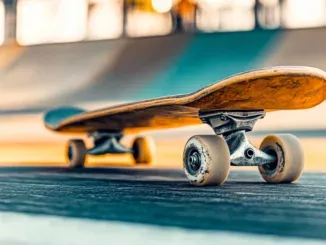 skateboard closeup